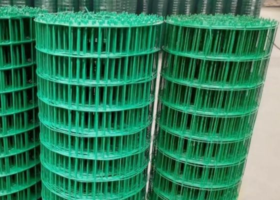 3Fts الأخضر البلاستيكية المغلفة شبكة أسلاك المبارزة رولز سلك حديقة سياج لفة Rustproof