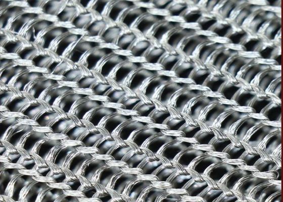 2 بوصة عرض إغلاق شبكة سلكية متماسكة متعددة الشعيرات دائم جولة مسطحة