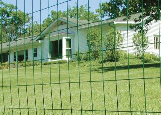 مغلفة باللون الأخضر 0.35 مم -6 مم شبكة سلكية لفة ملحومة شبكة سلكية لفات المبارزة لمكافحة الشيخوخة