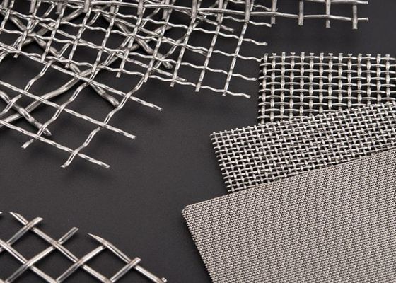 المنسوجة مجعد AISI316 الفولاذ المقاوم للصدأ شبكة الترشيح الطارد شبكة الشاشة