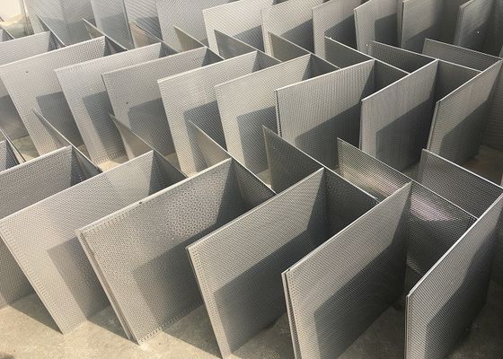 1.0 ملم سمك الشبكة المنثقوبة من الفولاذ المقاوم للصدأ للتصفية الصناعية