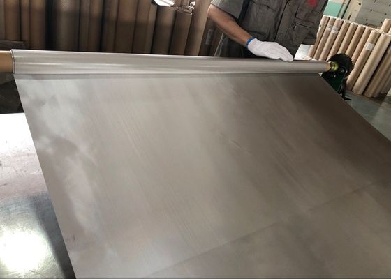 الشاشة المربعة للأسلاك المنسوجة في الفولاذ المقاوم للإنشطار السطحية الرمادية النسيج العادي للتصفية الصناعية
