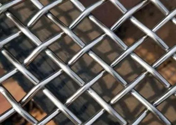 مقاومة التآكل ذات فتحة مربعة عالية الكربون الصلب المنسوجة شبكة سلكية