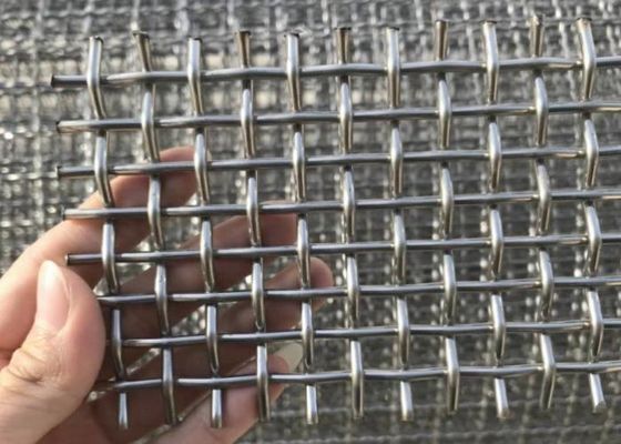 أسطوانات الشاشة من الفولاذ المقاوم للصدأ 0.02-50.8mm فتحة SS 316 Twill Weave للتطبيقات الصناعية