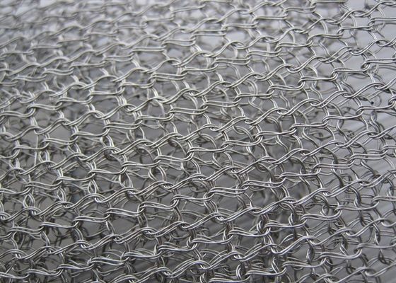 سلك الفولاذ المقاوم للصدأ قطره 0.08mm-0.3mm نسيج محفوف لفلتر الهواء السائل