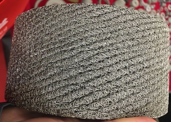 سلك الفولاذ المقاوم للصدأ قطره 0.08mm-0.3mm نسيج محفوف لفلتر الهواء السائل