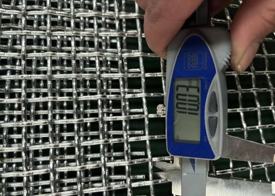 0.03-50.8mm حجم الشبكة سلك الفولاذ الشاشة لأداء تصفية فعالة