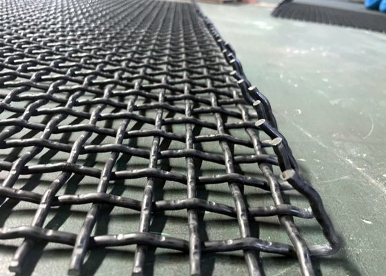 شبكة فولاذية عالية الكربون بحافة خام مع قطر سلك قابل للتخصيص وتلميع كهربائي للتطبيقات الهيكلية