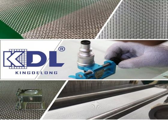 الجودة العالية SS304 316 الفولاذ المقاوم للصدأ مربع المعدن النسيج شبكة المرشح