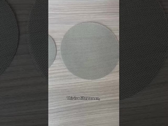 حفرة صغيرة 316L الفولاذ المقاوم للصدأ شبكة فلتر للترشيح الصناعي الدقيق