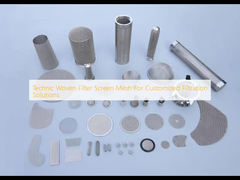 شبكة شاشة تصفية منسوجة تقنية لحلول تصفية مخصصة